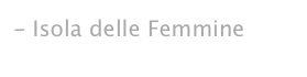 - Isola delle Femmine